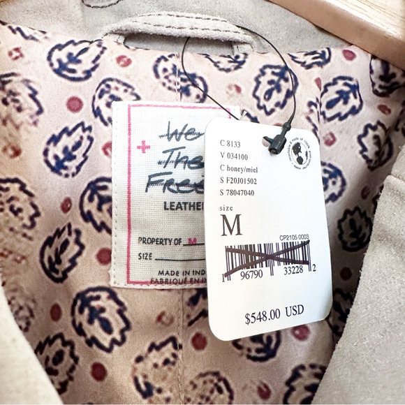 Free People X Understated Leather Lainie Suede Jacket - Picture 9 of 9
